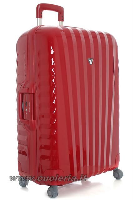 RONCATO UNO SL Large Trolley Upright 4 wheels Rigid Luggage Red 5021 