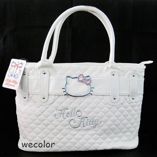 HelloKitty Lady Purse sale Charm Hand Bag #1 6A19 white  