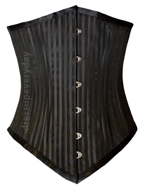   DOUBLE SPIRAL STEEL BONED Underbust Corset Waist Training Tightlacing