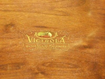 Antique Victor Victrola 300 Talking Machine Sound Box Turntable 