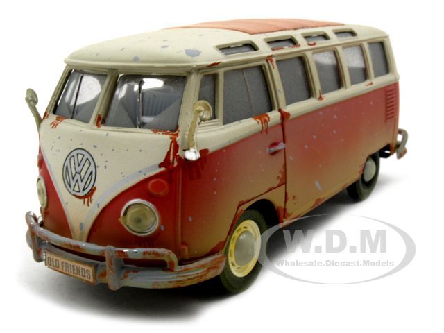 VOLKSWAGEN VAN SAMBA 125 RUSTED VERSION OLD FRIENDS  