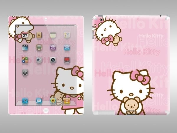Hello Kitty Sticker Case for Apple iPad 2 ipad 2 P206  
