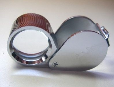 High Quality Folding Jewelers Loupe 10x mag, 21.5mm glass  Comes in a 
