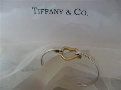Tiffany & Co.18K & Sterling Silver Heart Bracelet  