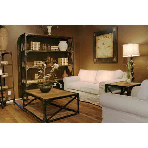   designer quality furniture recycled wrought iron base coffee table