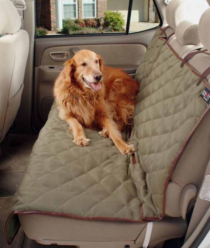   Deluxe soft quilted Bench Car pet Seat Cover Dogs Truck Auto van suv