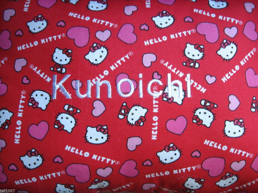 SNUGGLE PILLOW~PERSONALIZED**HELLO KITTY**TODDLER/TEENS  