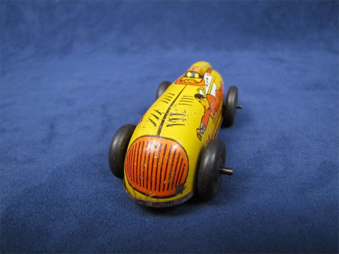 Vintage Captain Marvel Lightning Racer #3 Wind Up Car  