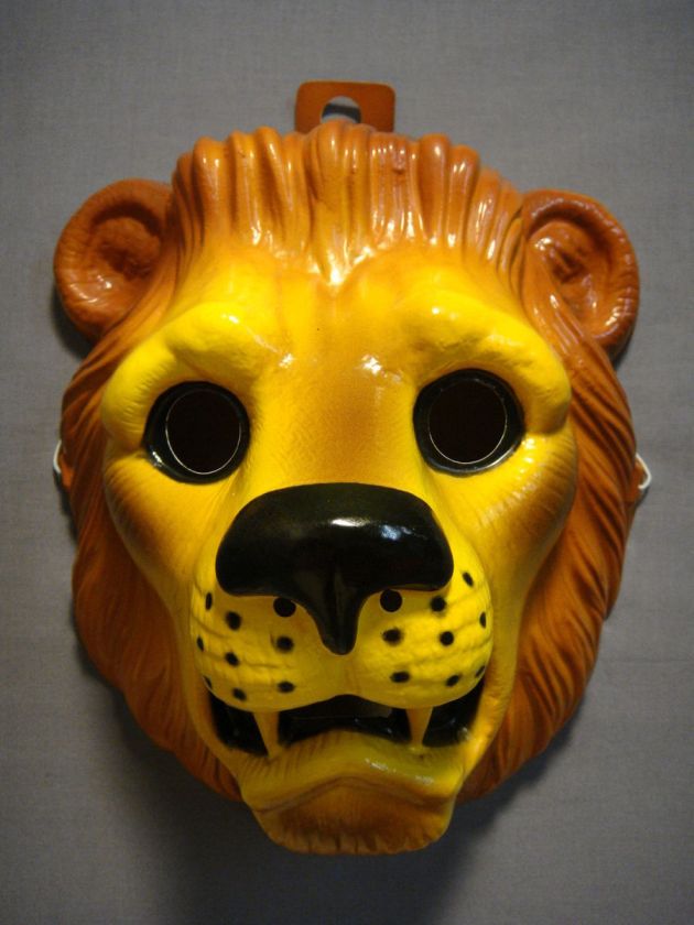 LION SAFARI JUNGLE ZOO ANIMAL HALLOWEEN MASK PVC NEW  