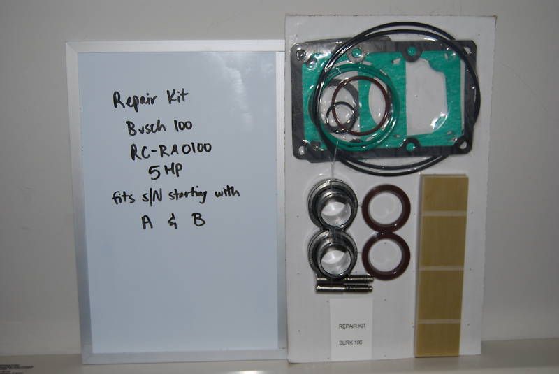 Repair Kit for Busch RC RA0100 A or B Vacuum Pumps  