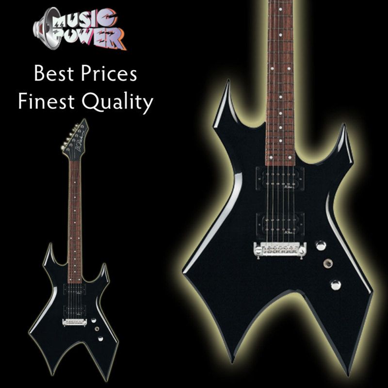 BC Rich Warlock One Electric Guitar Black   Mahogany Body & Tune O 